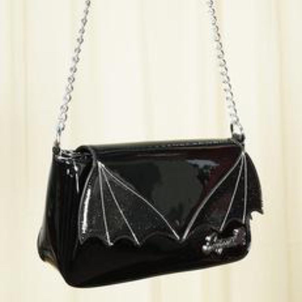 Sourpuss black bat wing purse - Picture 3 of 4